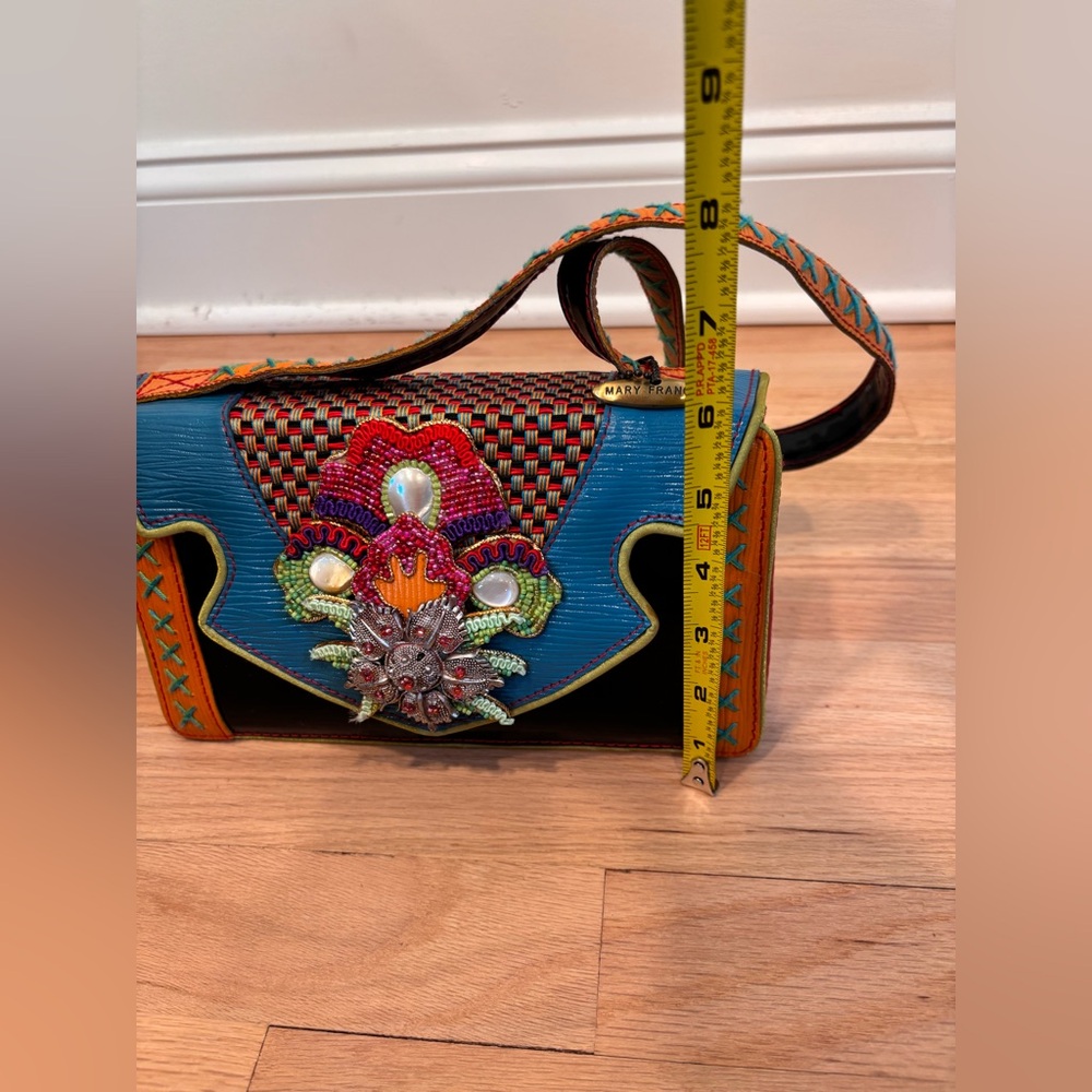 Mary Frances embellished multicolor shoulder bag with intricate beading - Picture 9 of 12